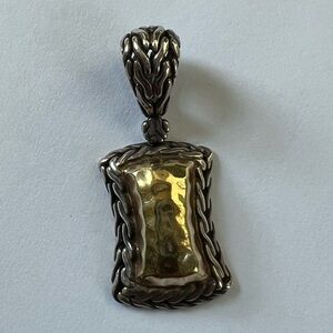John Hardy Silver and Gold Pendant